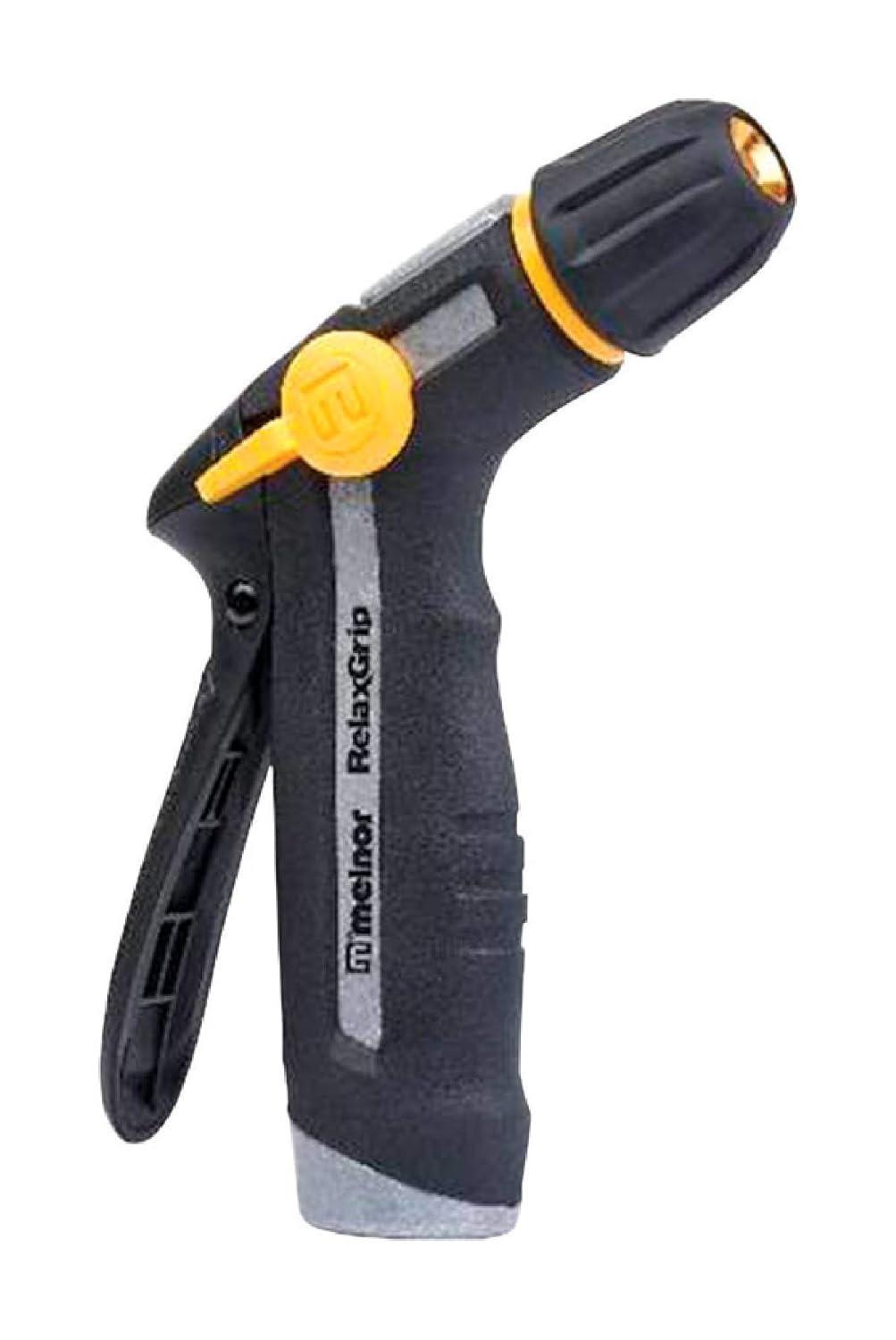 Melnor Black and Yellow Adjustable Metal Hose Nozzle