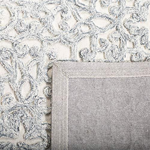 Trace TRC103 Hand Tufted Indoor Area Rug - Charcoal/Ivory - 8'x10' - Safavieh