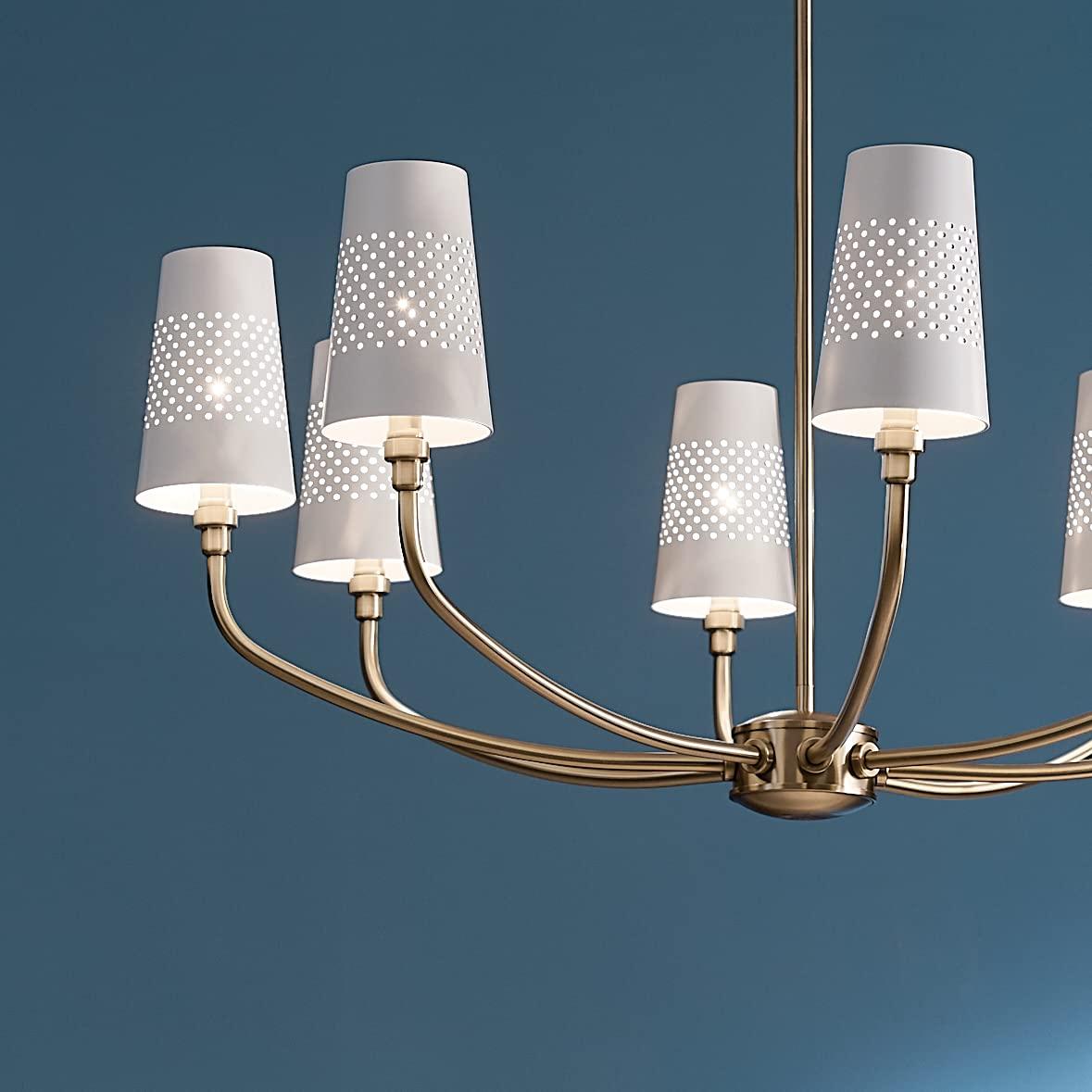 Kichler Lighting Adeena 8 - Light Chandelier in  Brushed Natural Brass