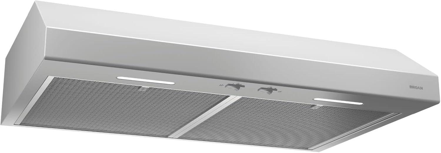 Broan 36" White Stainless Steel Under-Cabinet Range Hood