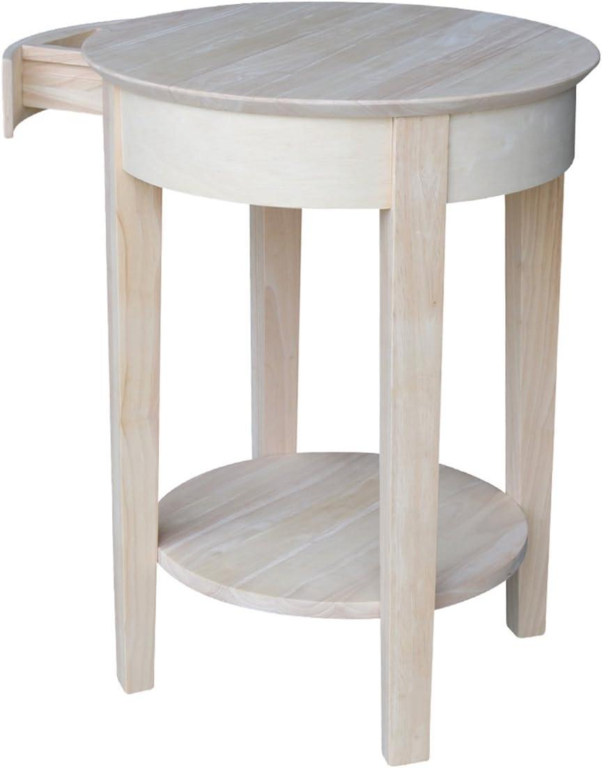 International Concepts Phillips Accent Table Includes Drawer