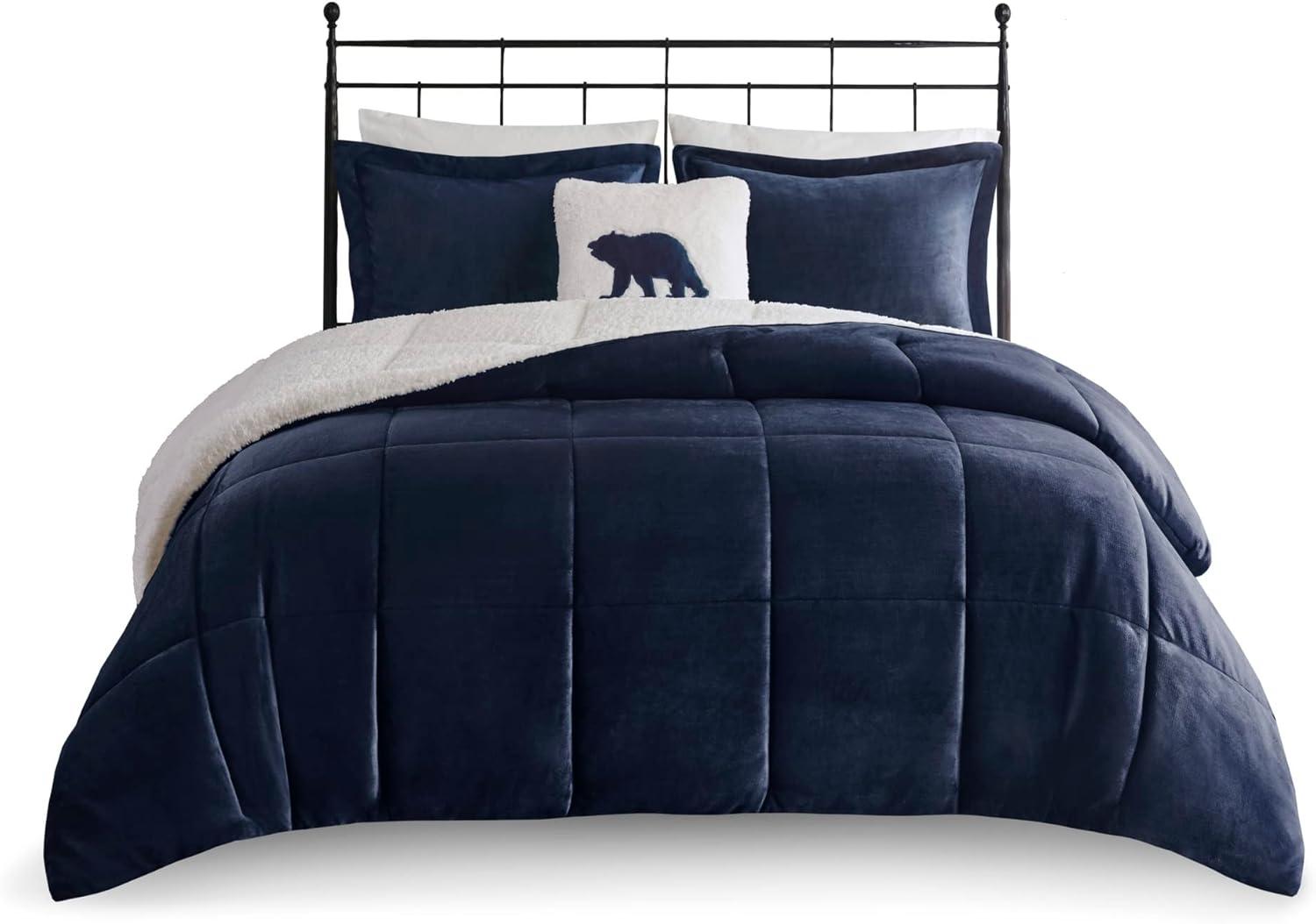 Woolrich Woolrich Alton Plush to Sherpa Down Alternative Comforter Set