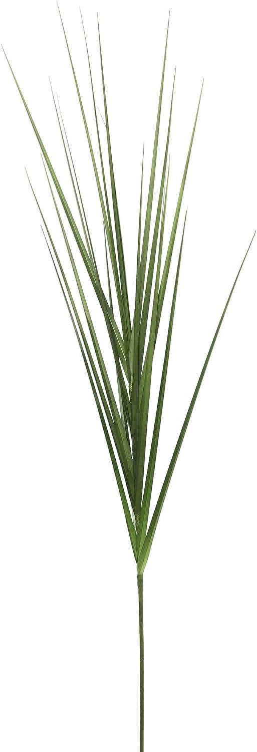 Evergreen Bliss 36" Lush Artificial Potted Grass in Sleek Black Pot