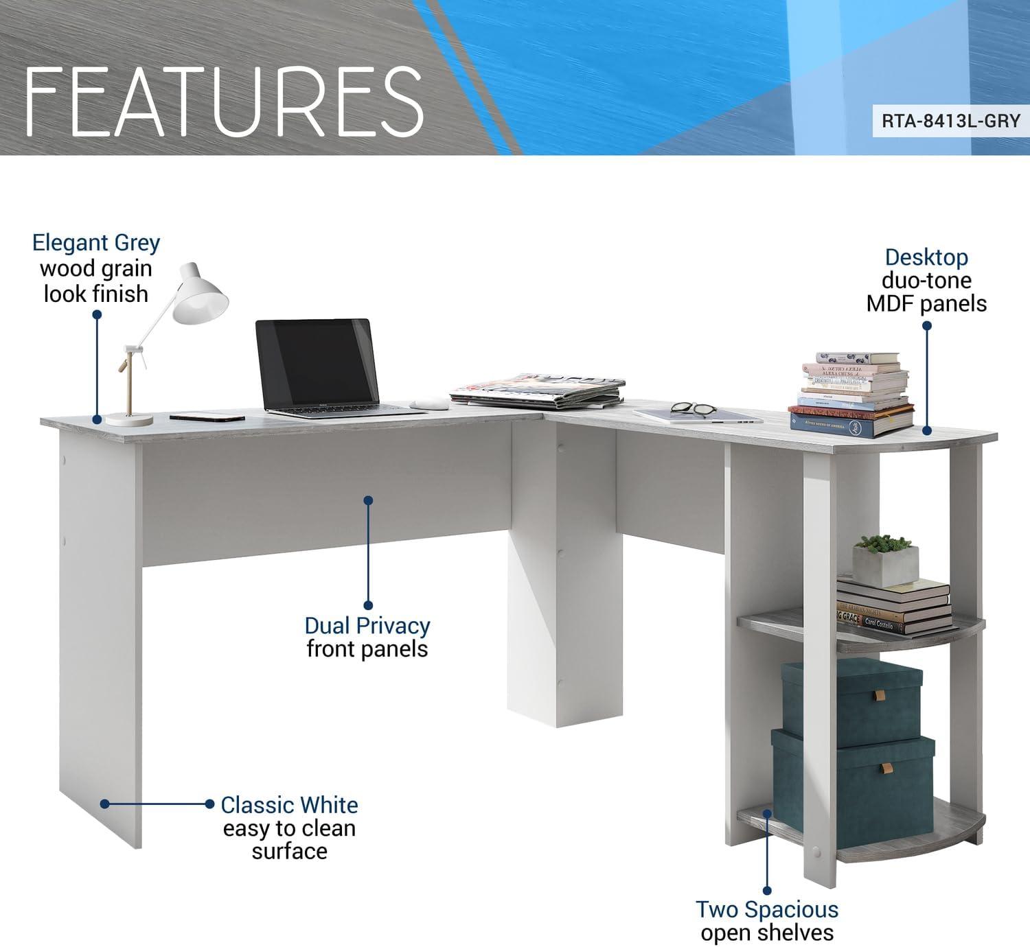 Contempo Clear Glass 43'' Office Desk with Aluminum Legs and Keyboard Tray