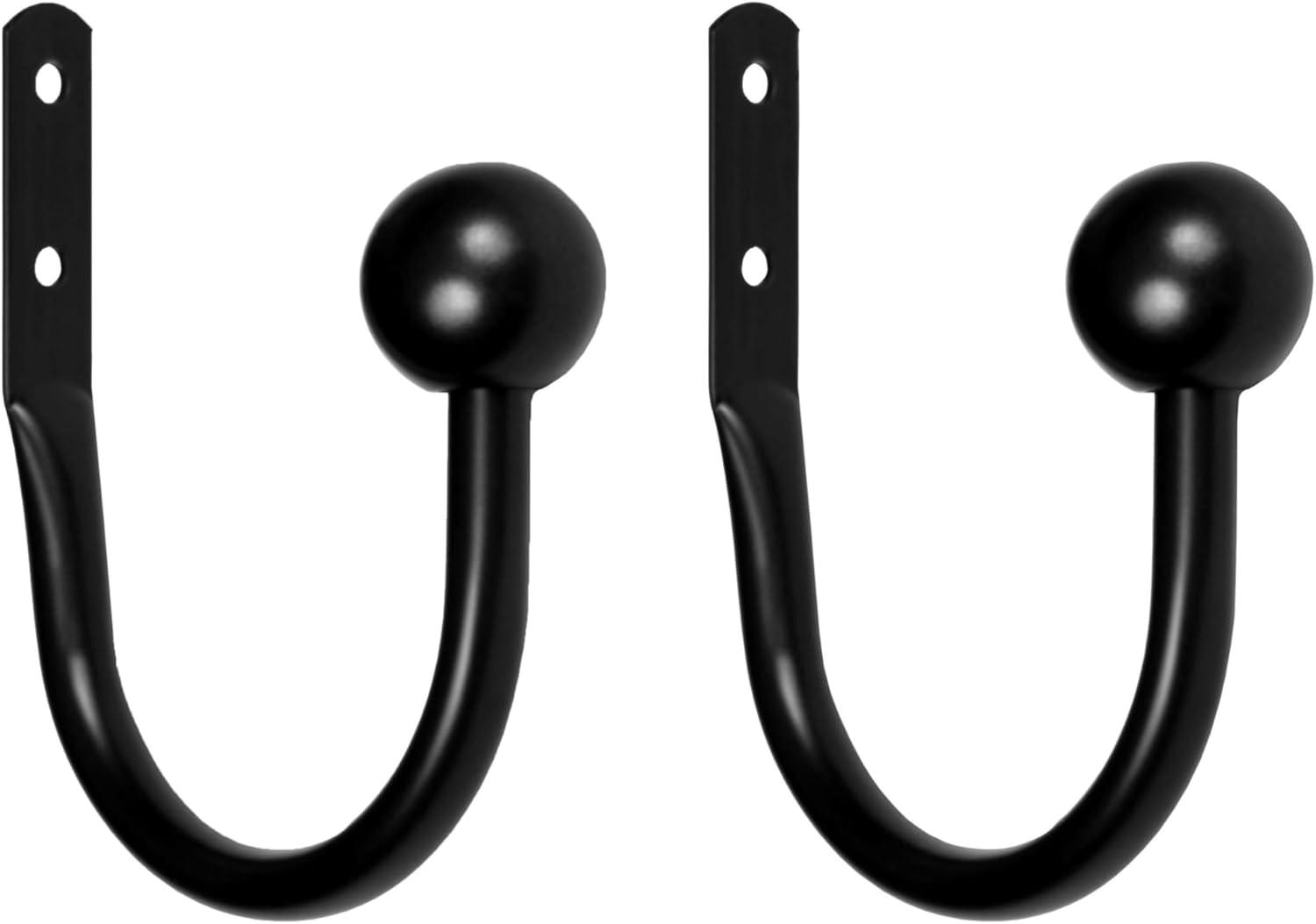 Kenney Ball Holdbacks Steel Curtain Holdback (Set of 2)