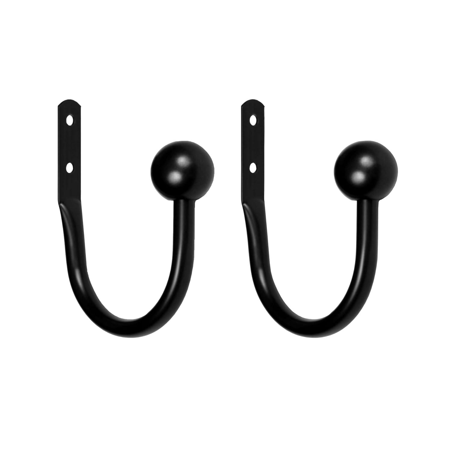 Kenney Ball Holdbacks Steel Curtain Holdback (Set of 2)