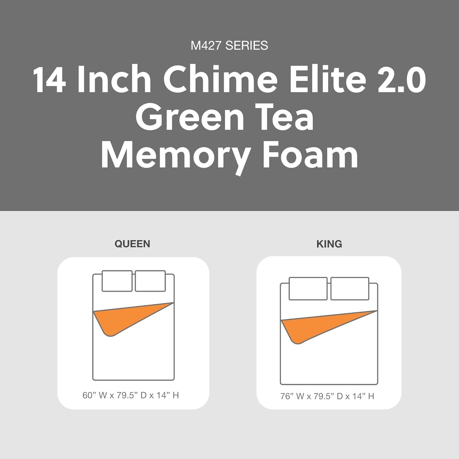 Signature Design By Ashley 14 Inch Chime Elite 2.0 14'' Ultra Plush Memory Foam Mattress