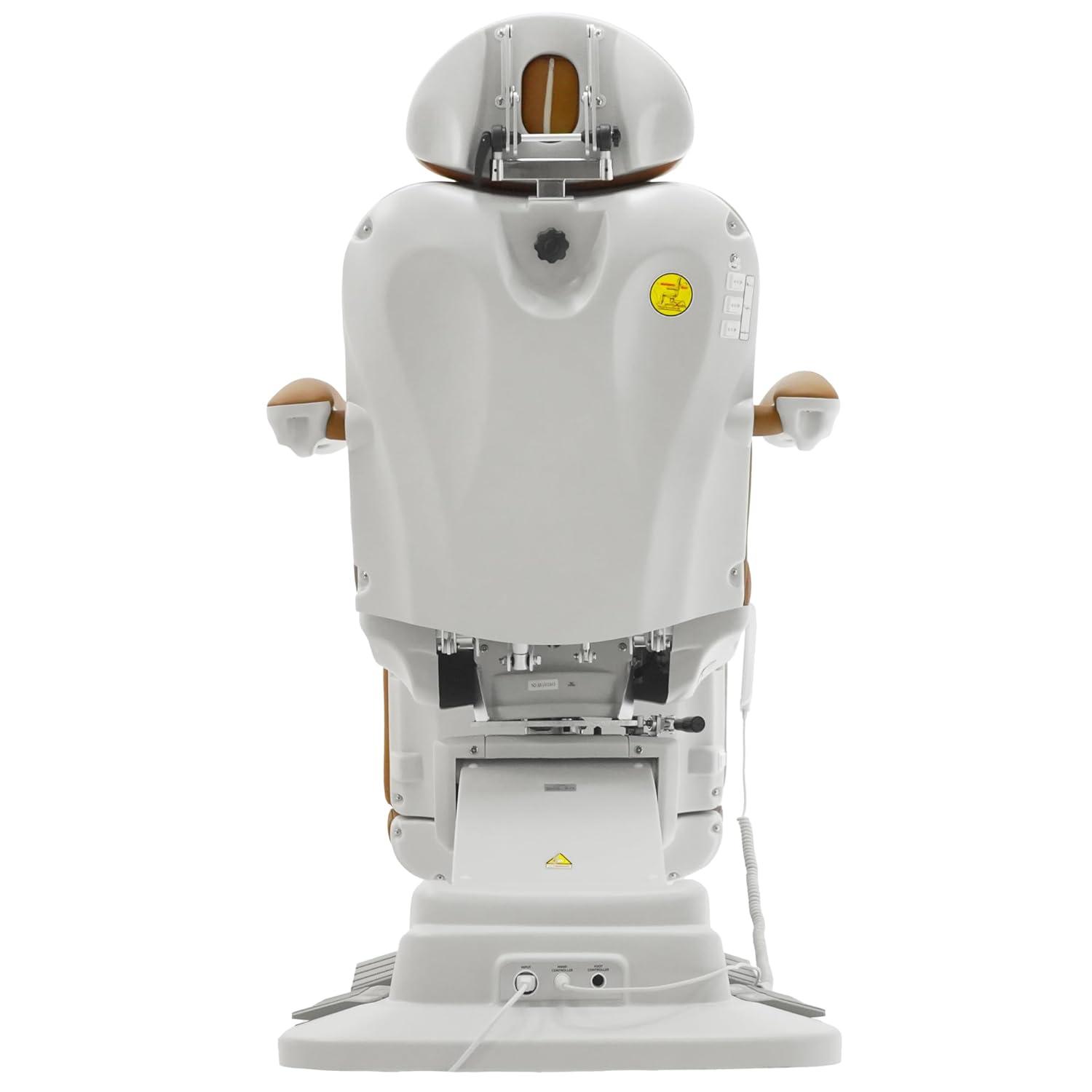 SKINACT Palma Electric Medical Spa Treatment Chair/Table (Camel Orange)