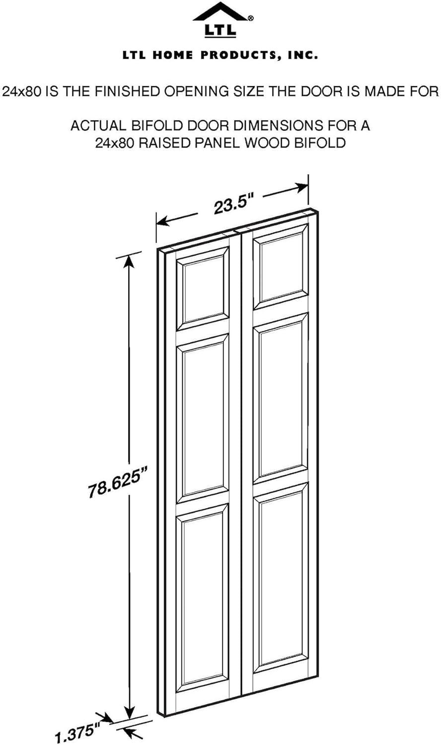 LTL Home Products Pinecroft Victorian Glass Bifold