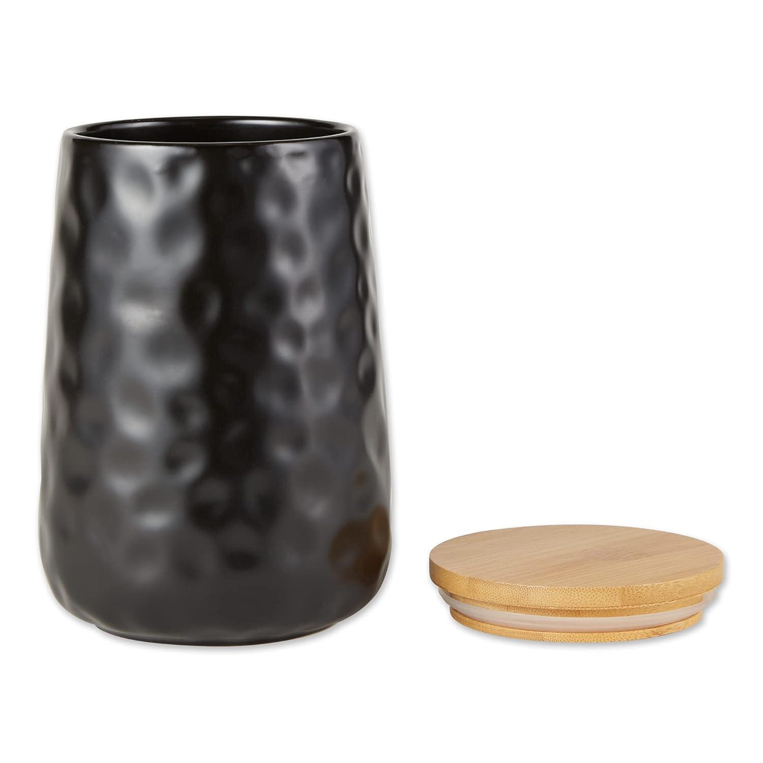 Gracie Oaks Ceramic / Porcelain Canister - Set of 2 (Set of 2)