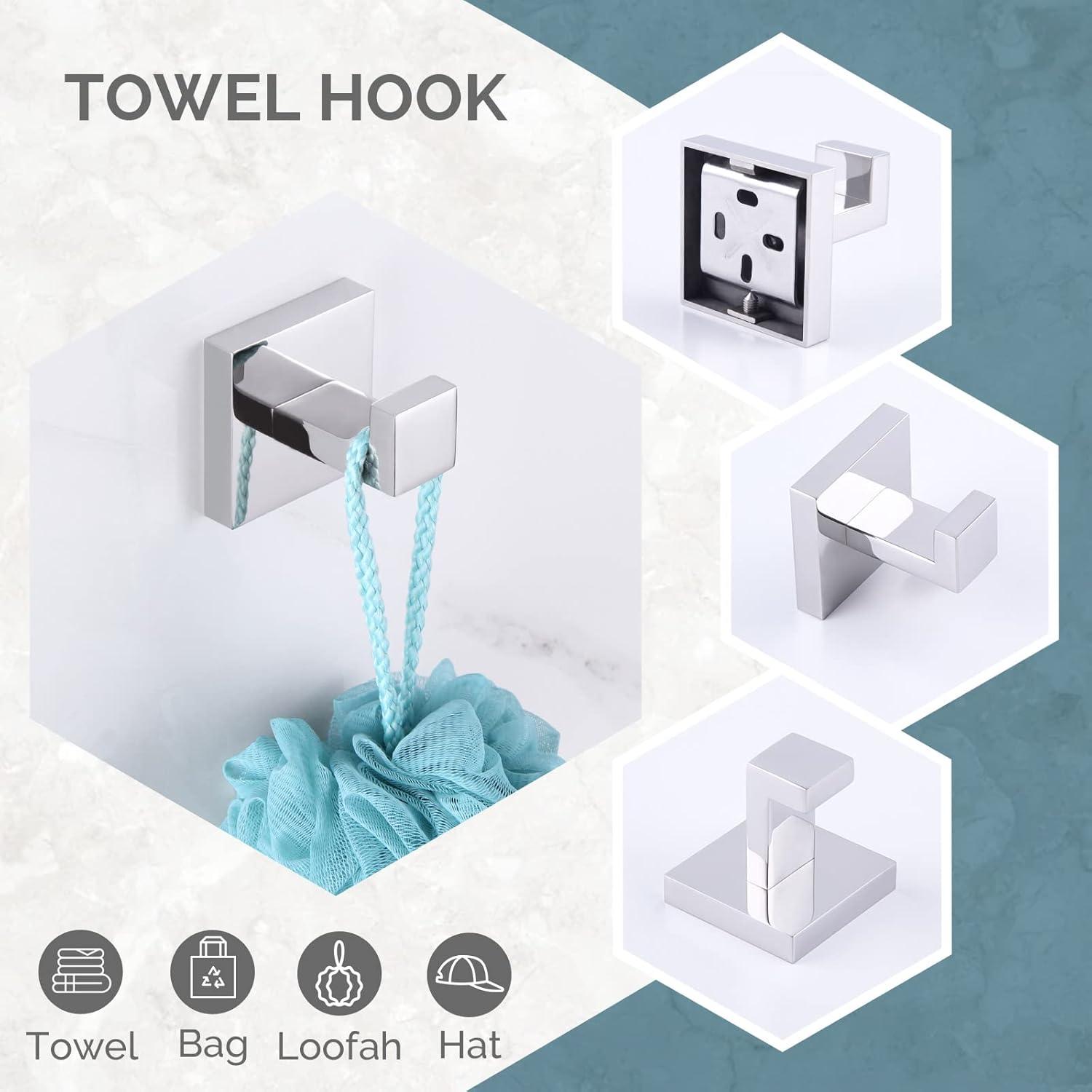 4 - Piece Bathroom Hardware Set