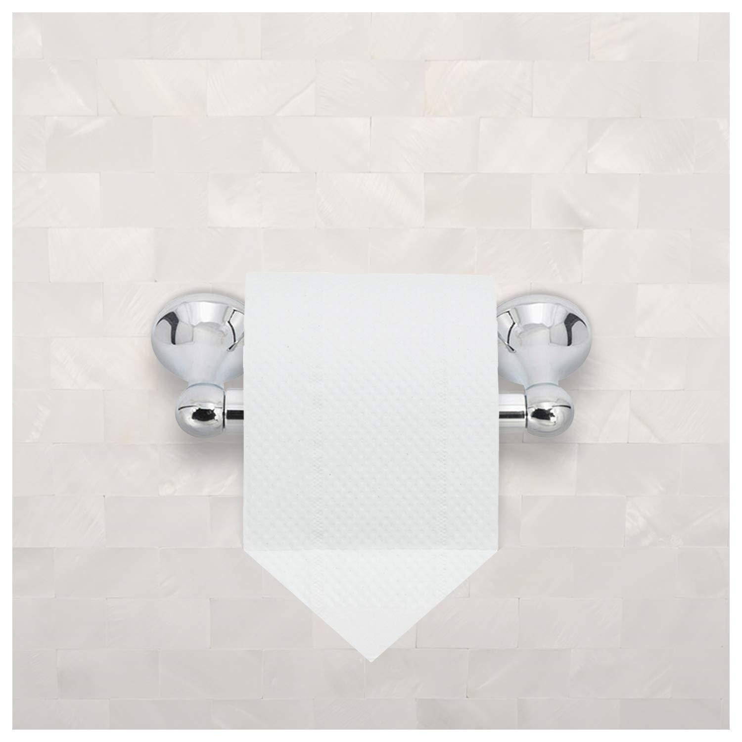 4-Piece Bathroom Hardware Accessory Set With 24" Towel Bar (Chrome Finish)