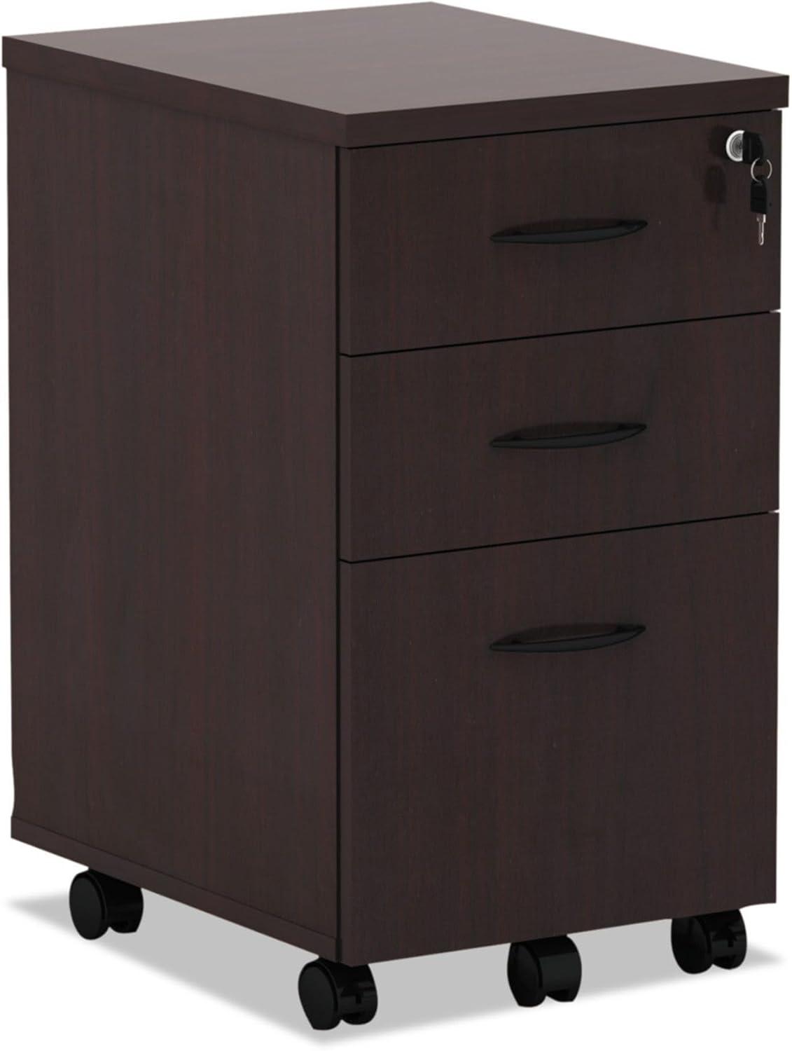 Valencia Series 15.88'' Wide 3 -Drawer Mobile File Cabinet