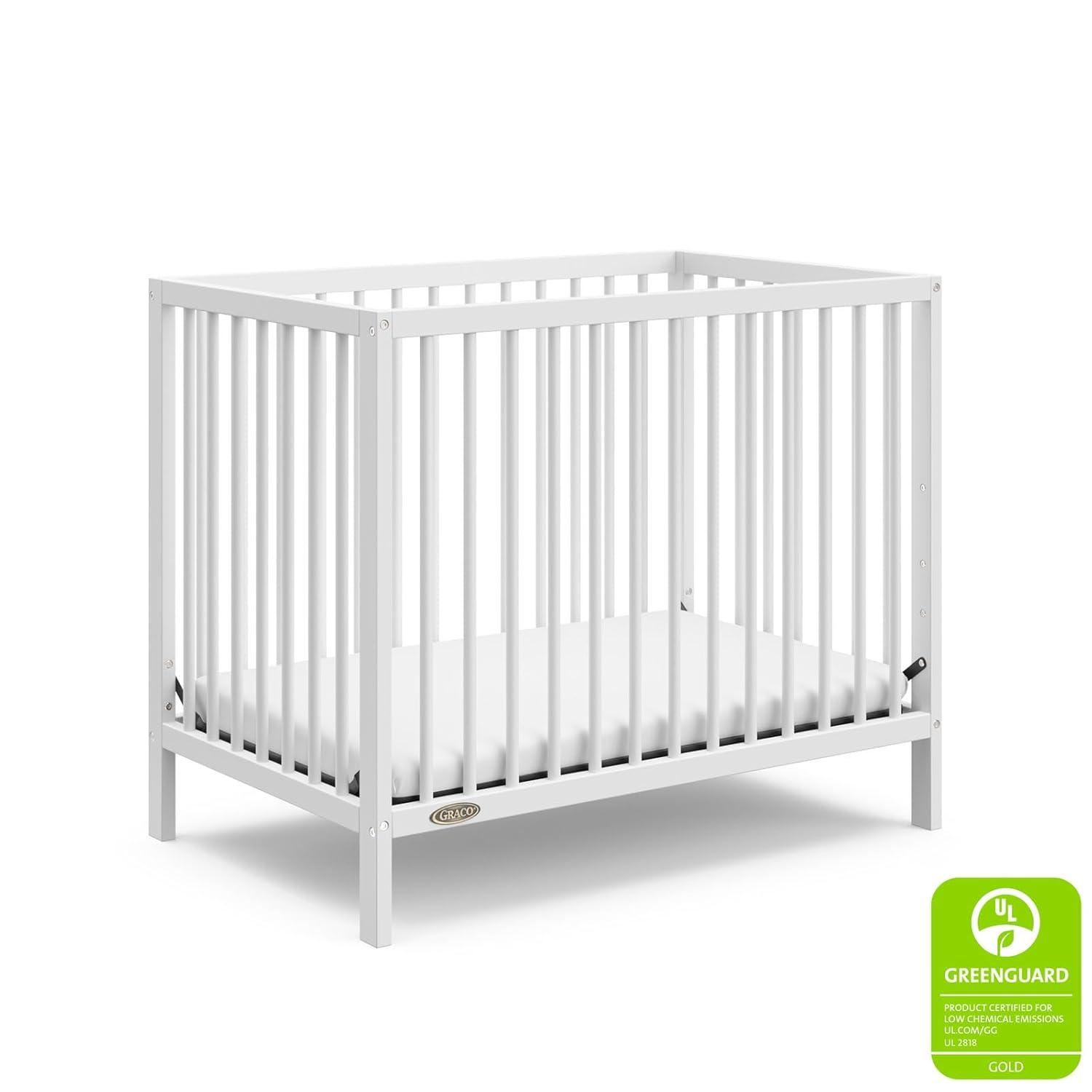 Teddi 4-in-1 Mini Convertible Crib with Mattress