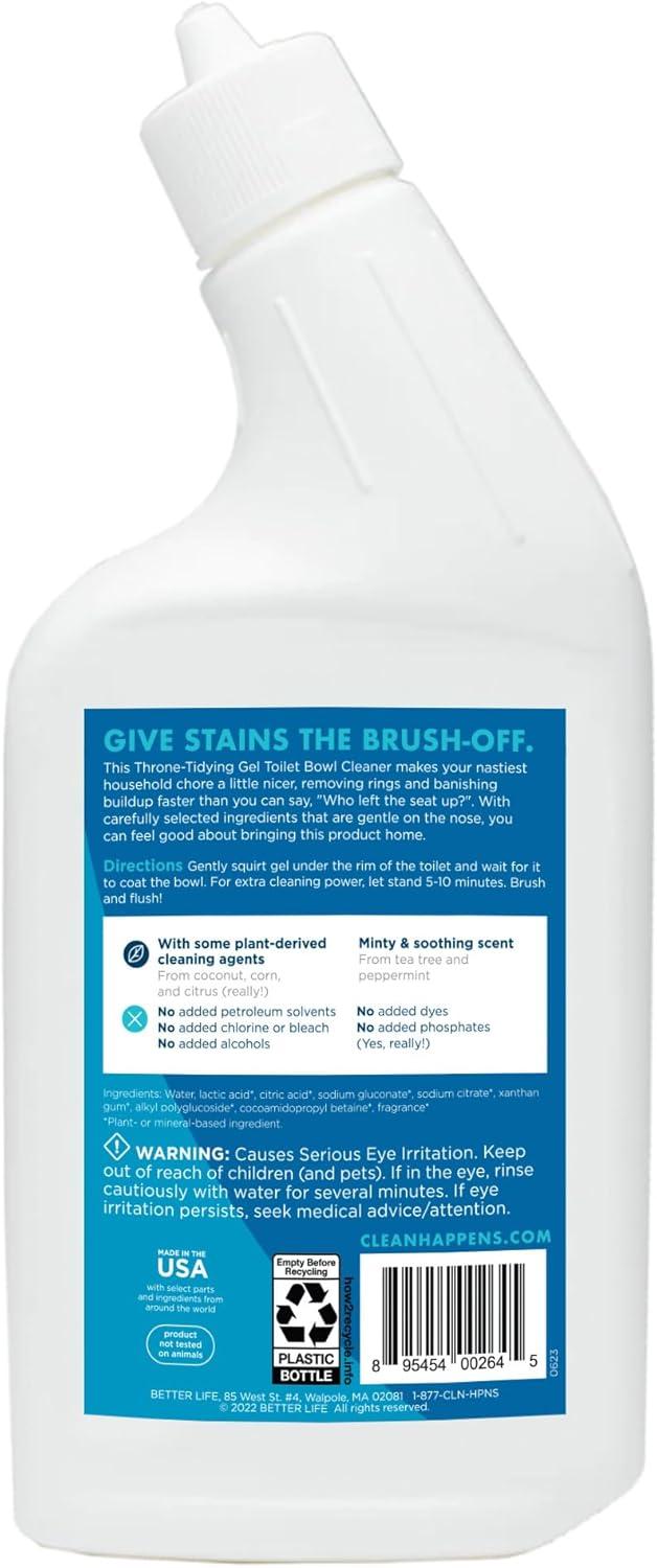 Better Life Natural Toilet Bowl Cleaner, Tea Tree and Peppermint, 24 Ounces