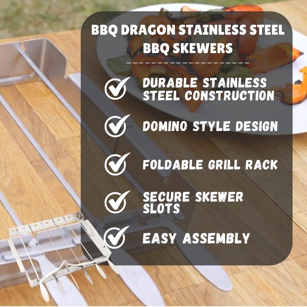 BBQ Dragon Stainless steel Kebab holder