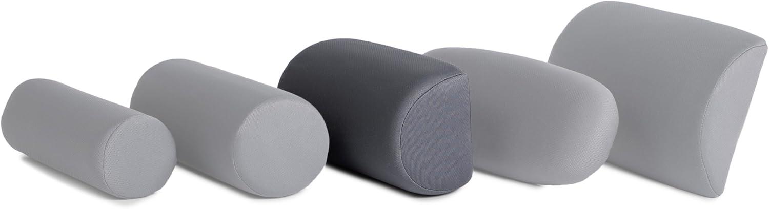 OPTP The Original McKenzie D-Section Lumbar Roll – USA Made Low Back Lumbar Support Pillow for Office, Back Pillow for Car and Travel