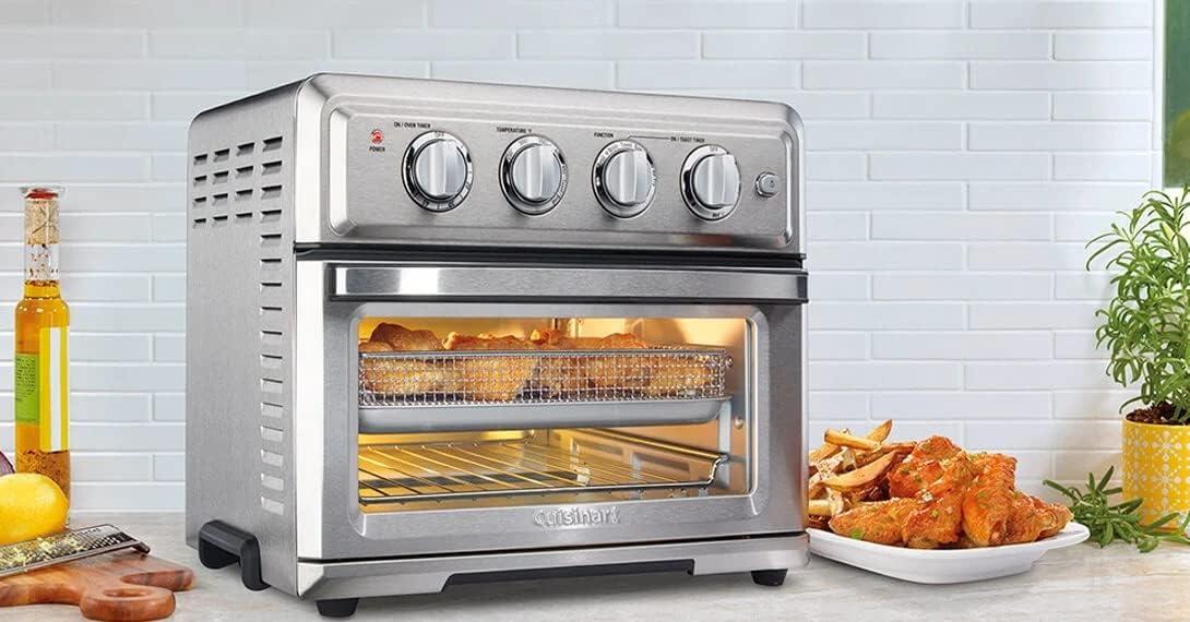 Stainless Steel 6-Slice Air Fryer Convection Toaster Oven