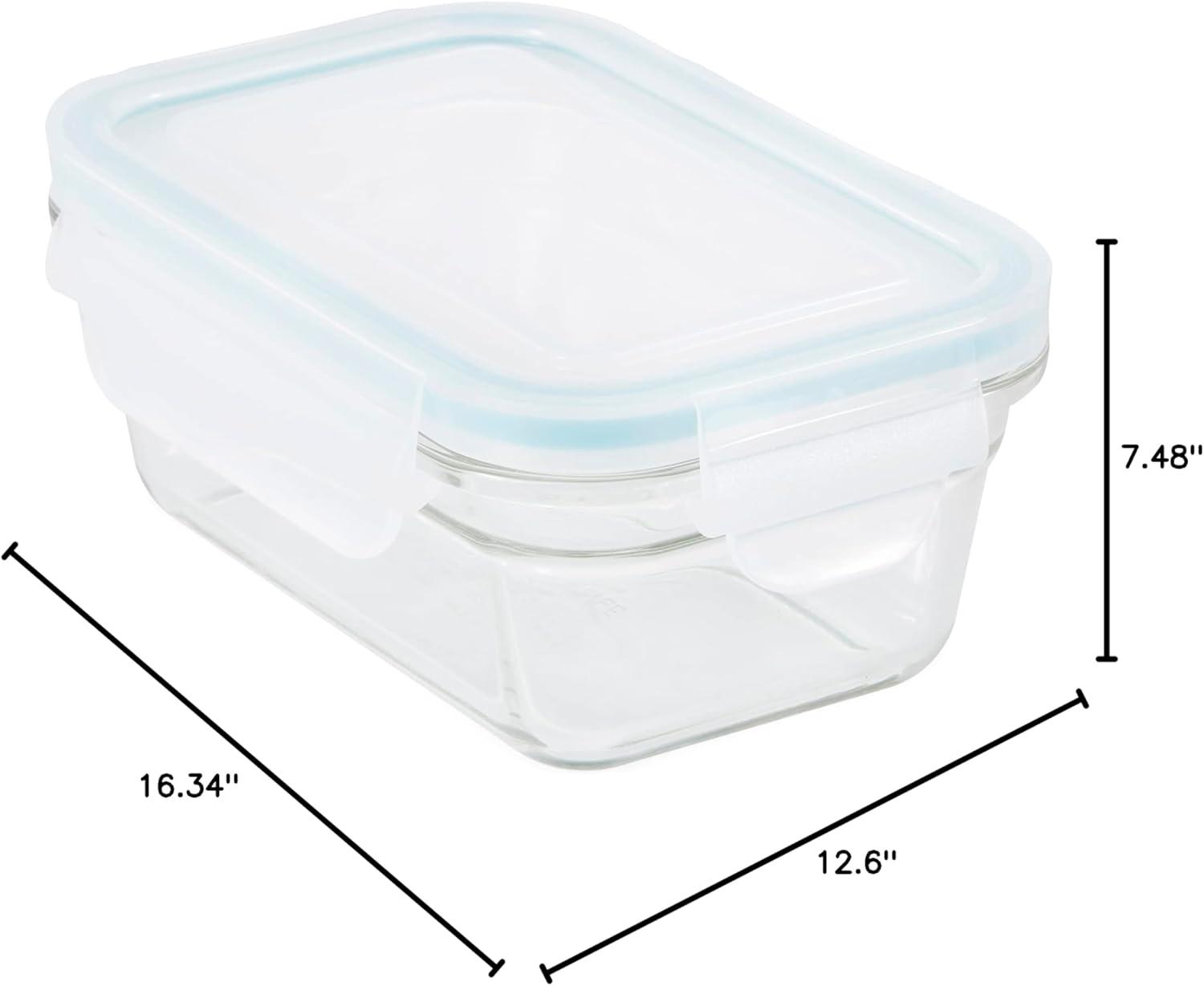 Glasslock Glasslock Oven and Microwave Safe Glass Food Storage Containers 14 Piece Set