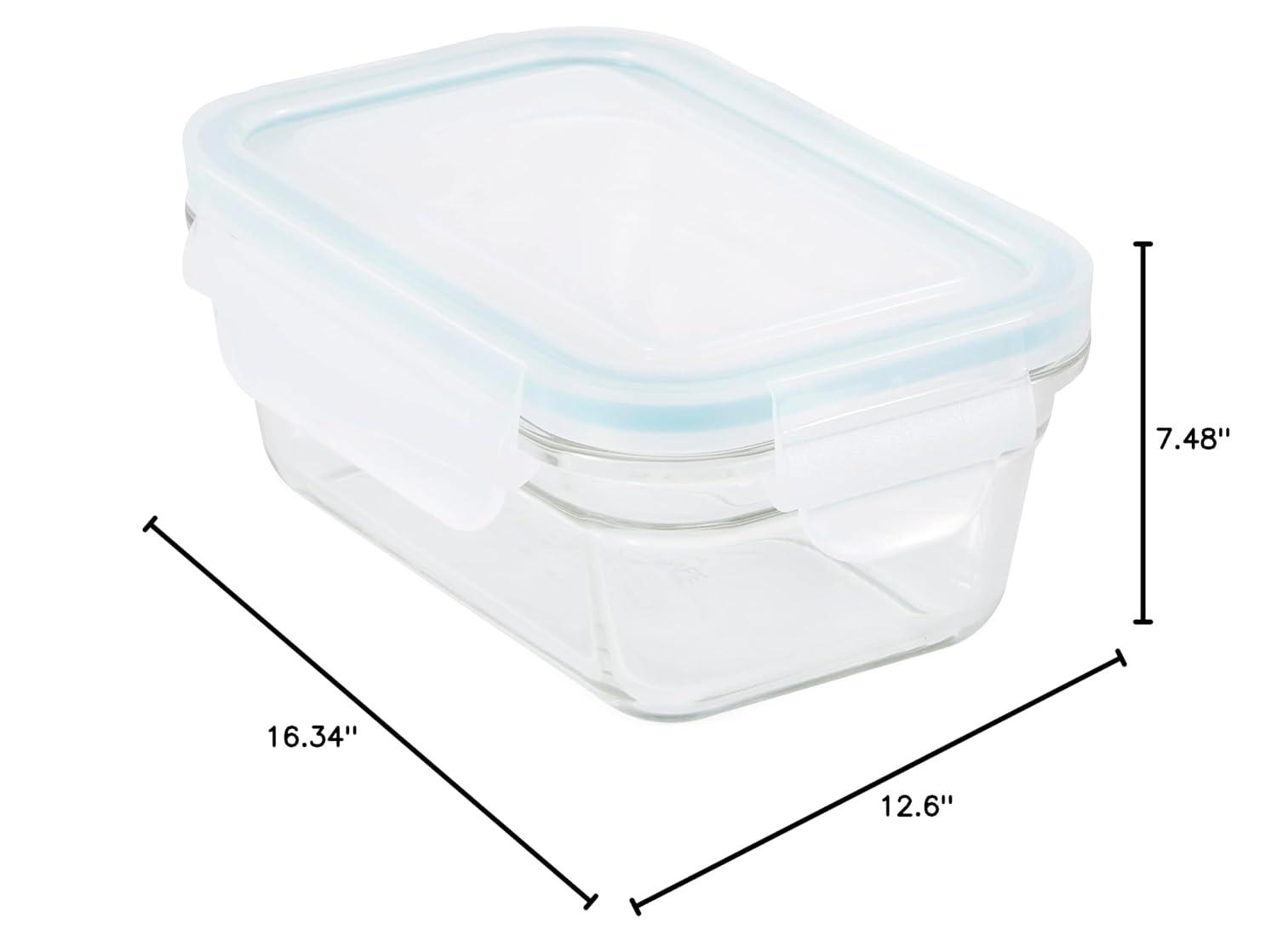 Glasslock Glasslock Oven and Microwave Safe Glass Food Storage Containers 14 Piece Set