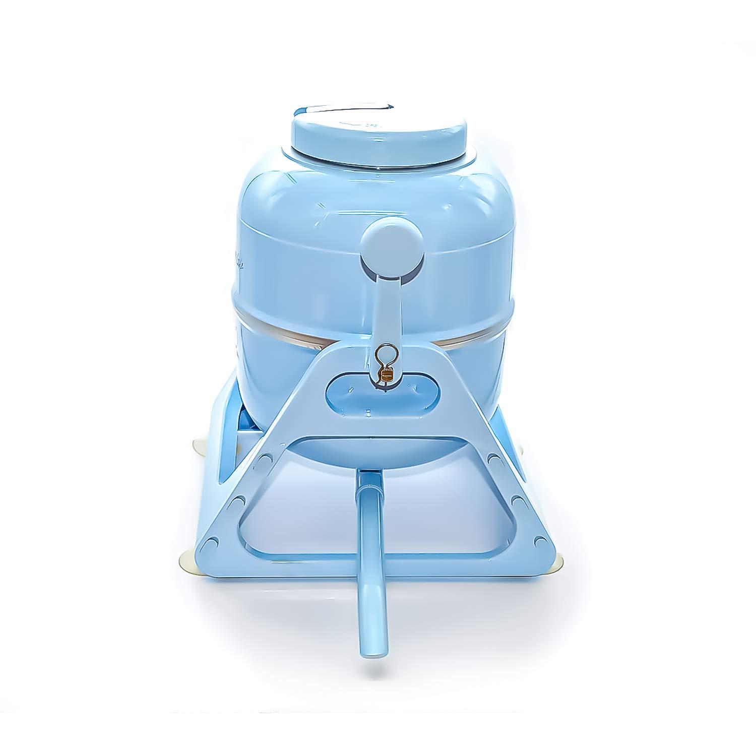 The Laundry Alternative Wonder Wash Retro Portable Mini Washing Machine, Blue