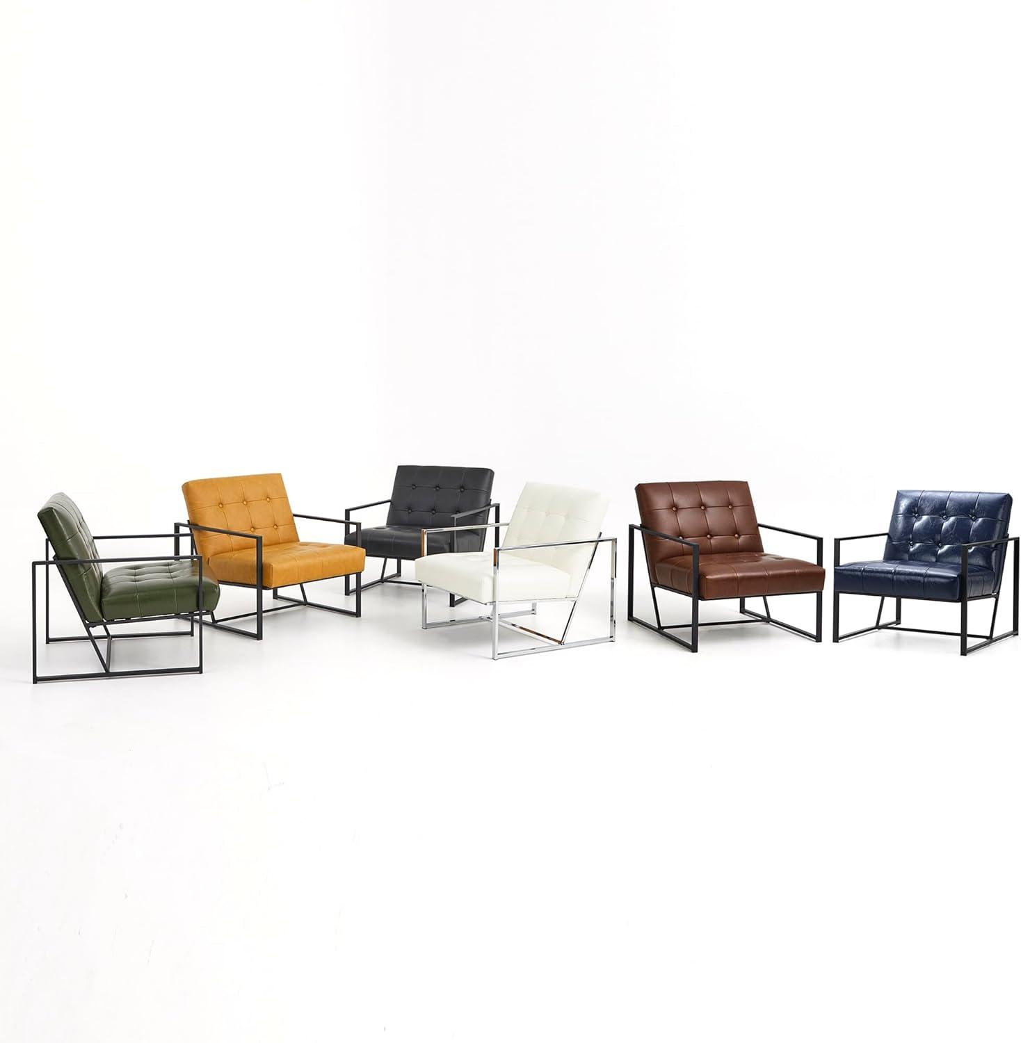 Billings Faux Leather Armchair