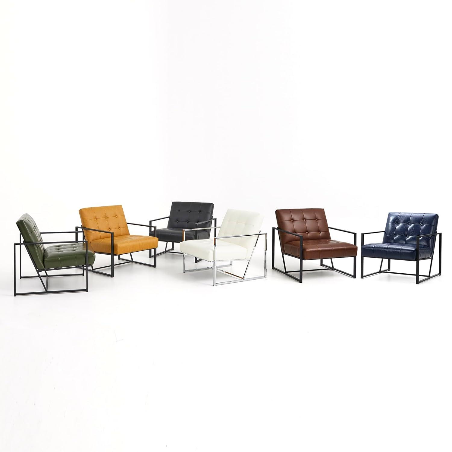 Billings Faux Leather Armchair