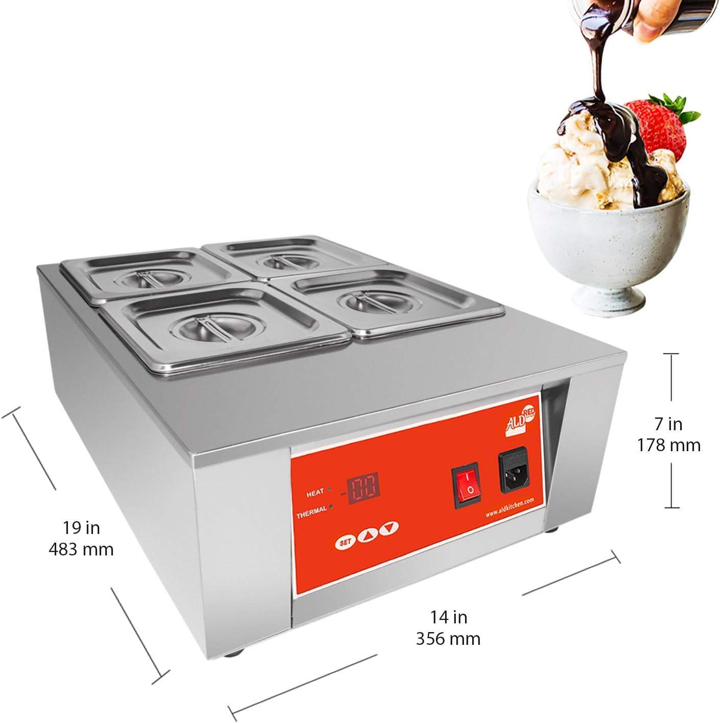 Electric Chocolate Tempering Machine | Commercial Chocolate Melting Pot | Stainless steel | Digital
