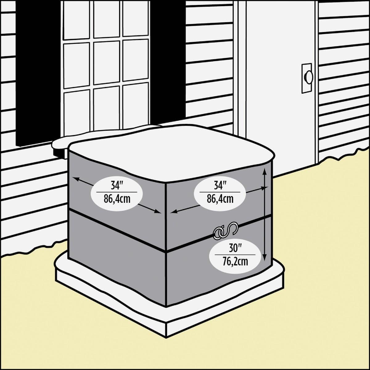 M-d Products Outdoor Air Conditioner Cover