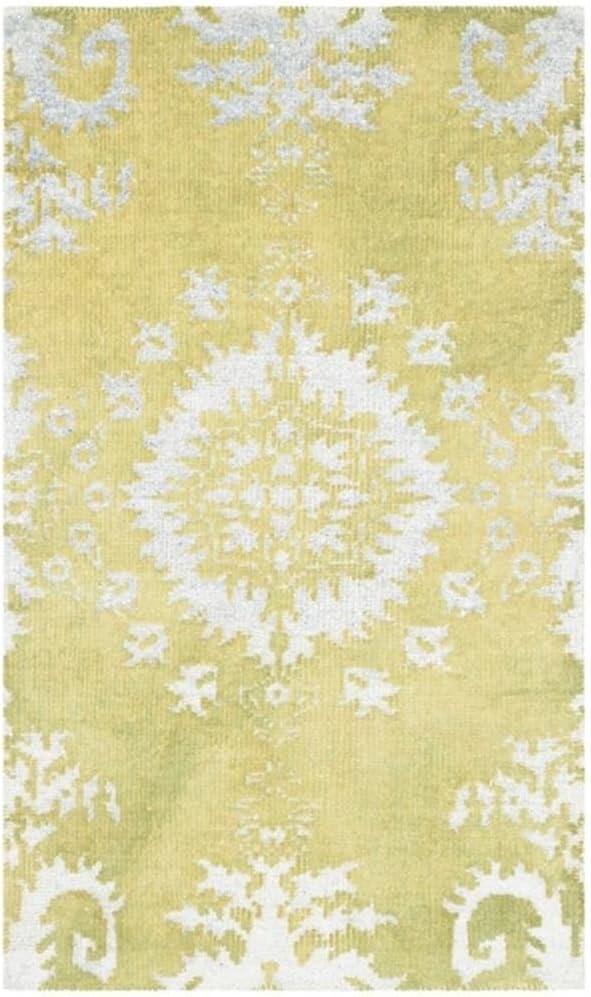 SAFAVIEH Stone Wash STW235A Hand-knotted Chartreuse Rug