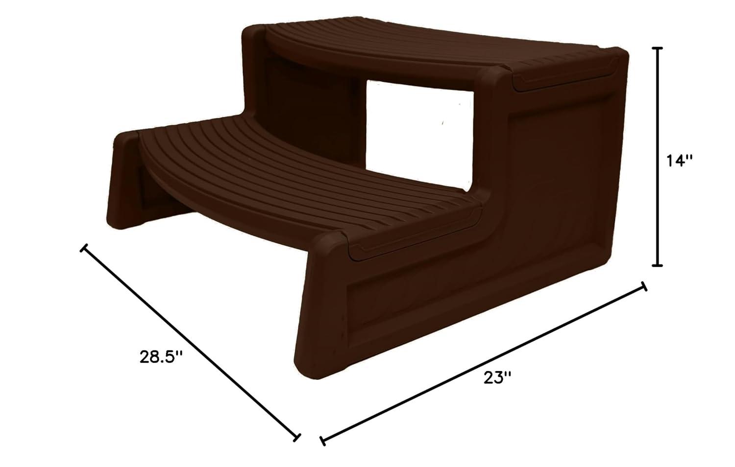 Confer Plastics Handi-Step Spa Hot Tub Stairs for Straight & Curved Spas