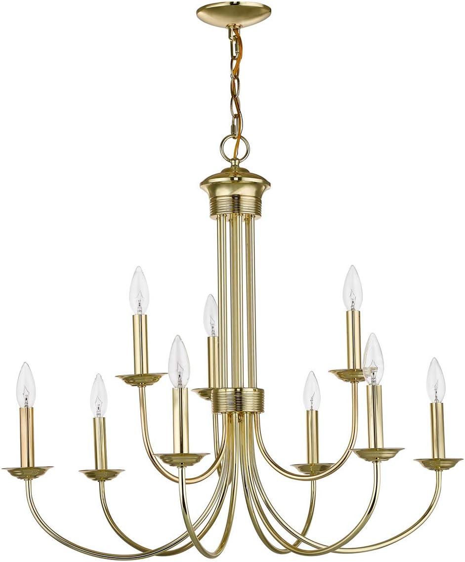 Livex Lighting - Estate - 9 Light Chandelier in Farmhouse Style - 30 Inches wide