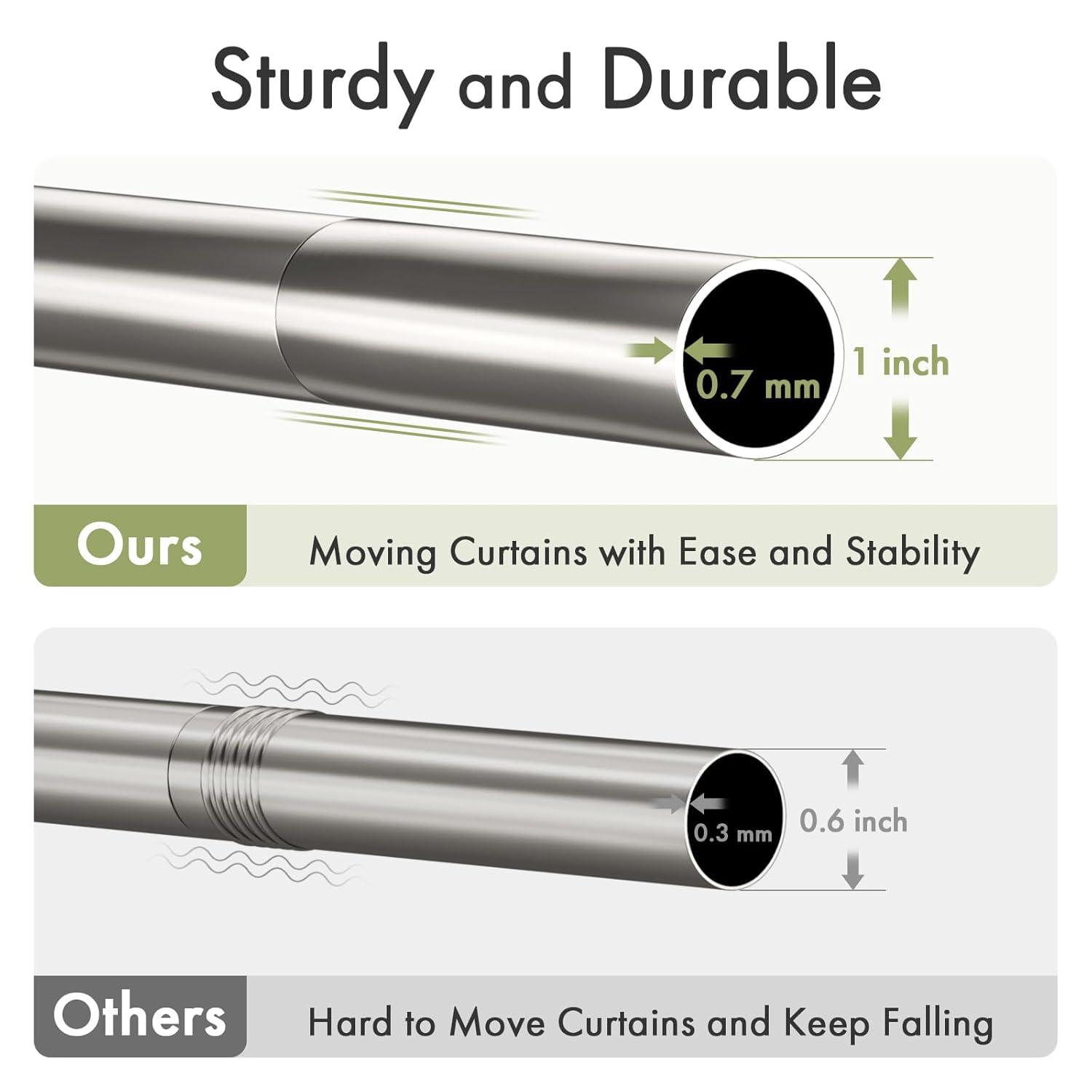 Tromay Heavy Duty Tension Shower Rod