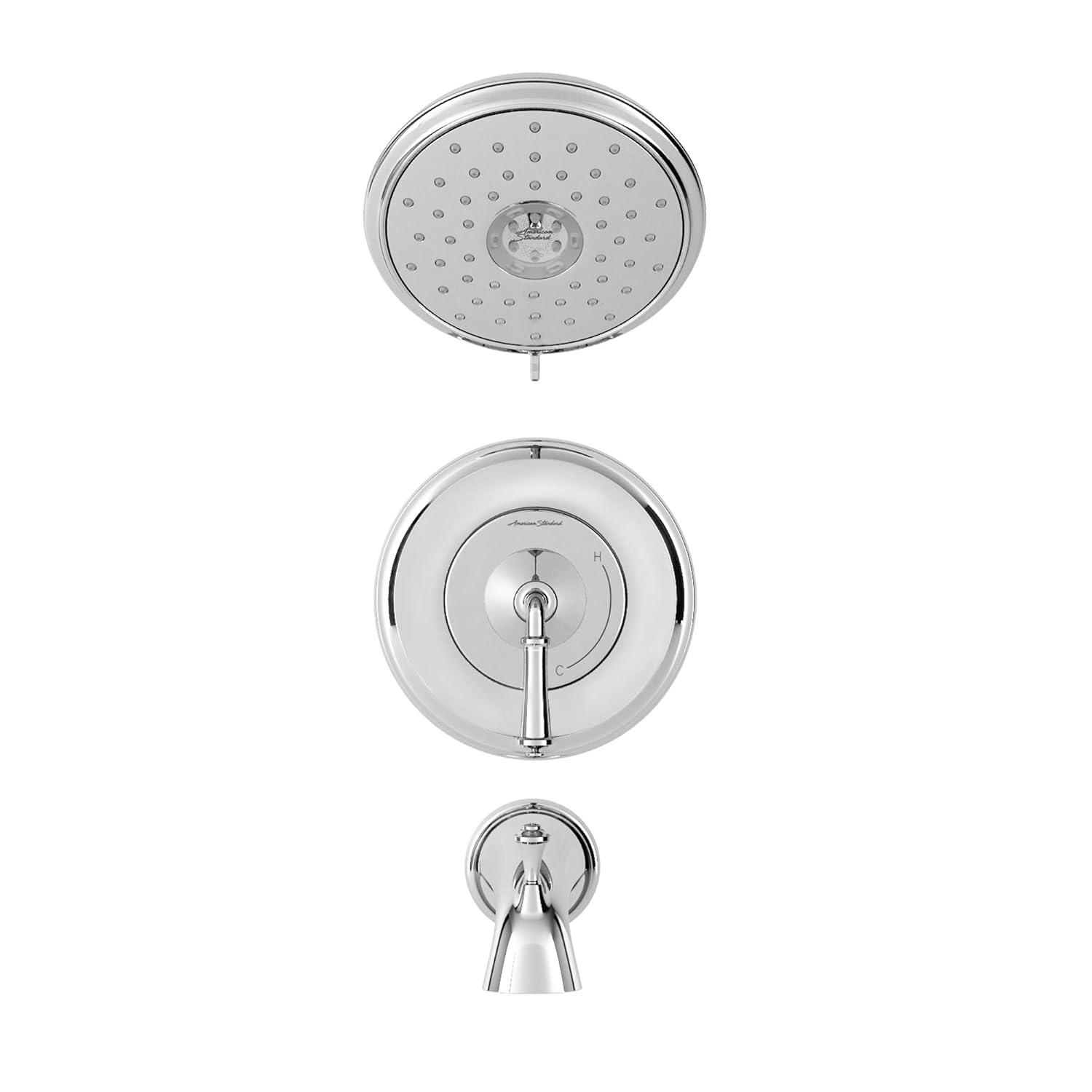 American Standard Delancey Tub and Shower Trim Kit with Cartridge 1.8 Gpm Polished Chrome