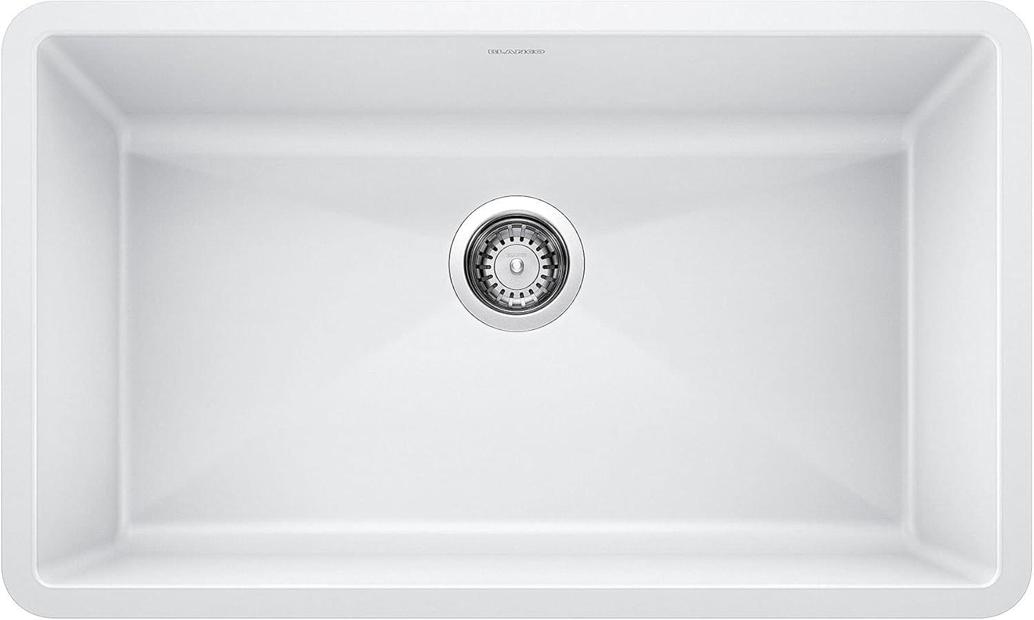 Precis SILGRANIT 32" L X 19" W Super Single Undermount Kitchen SInk