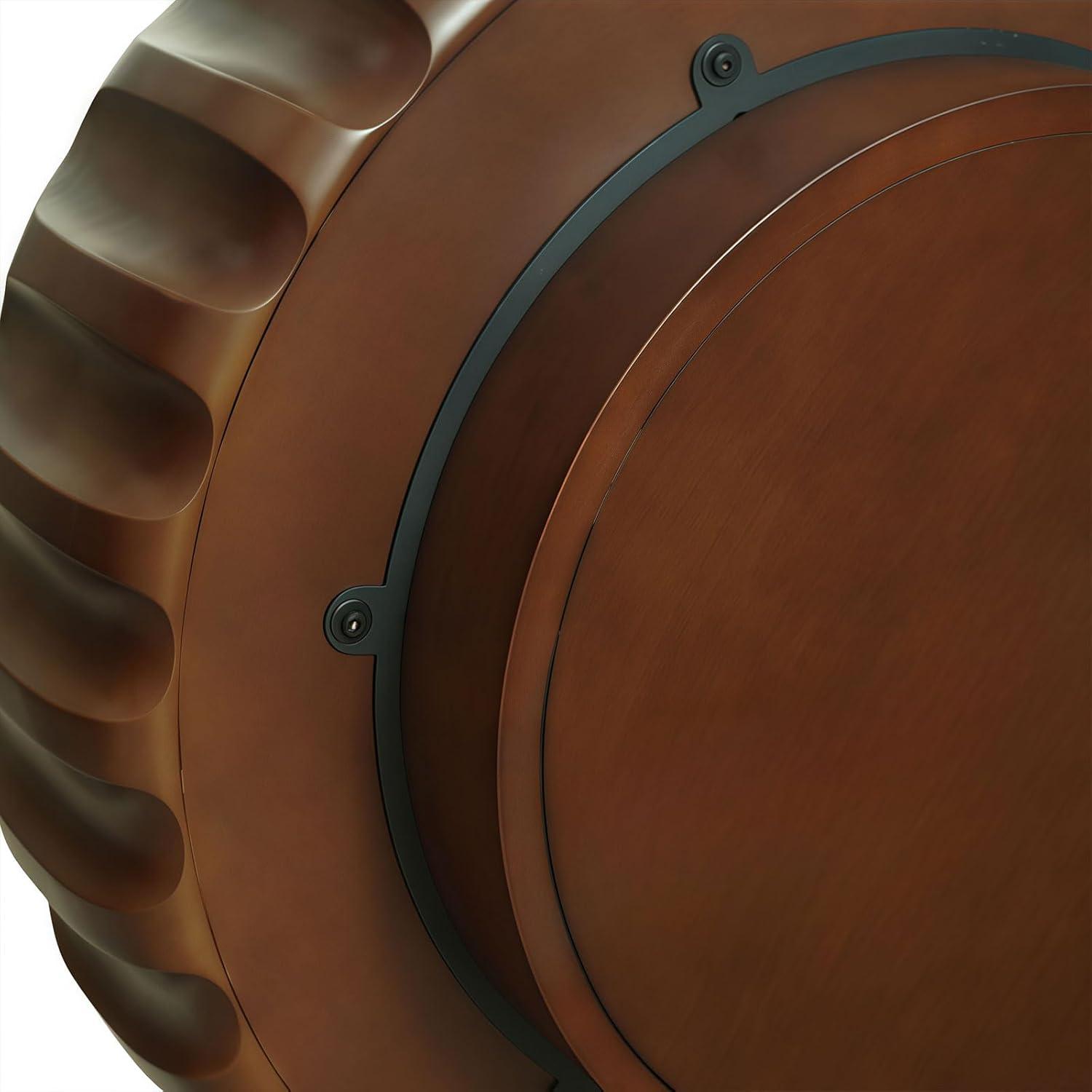 Williamspace Modern Glam Round End Nesting Coffee Table Set for Living Room (Set of 2) No Assembled Blue