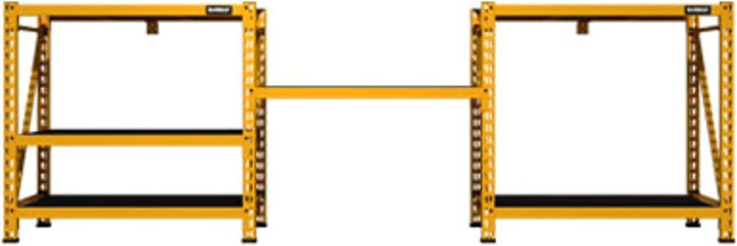 DEWALTRAKDXST4500 4FT 3SHLF INDUST RACK YELLOW