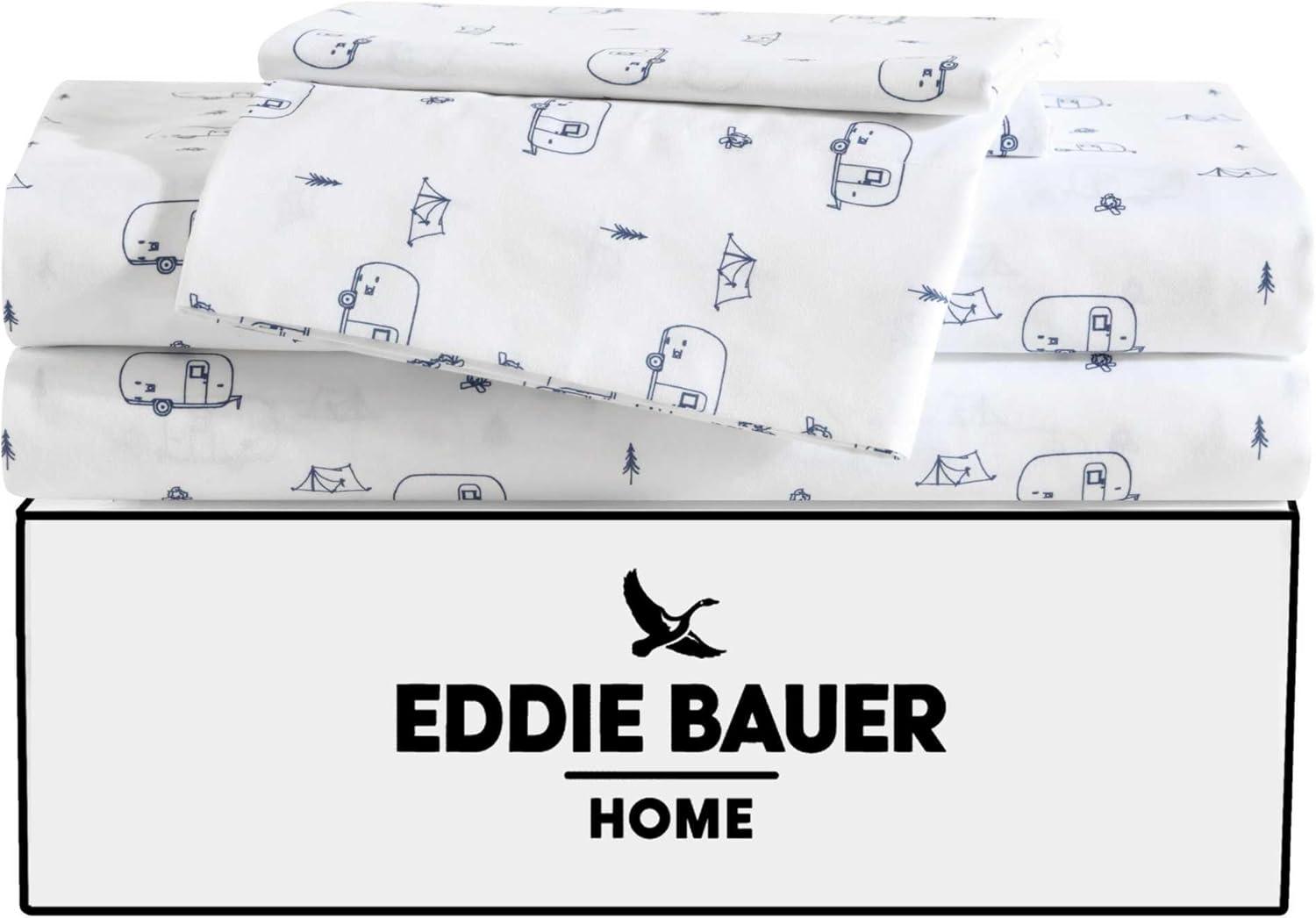 Eddie Bauer Travel Trailer Blue Full Sheet Set