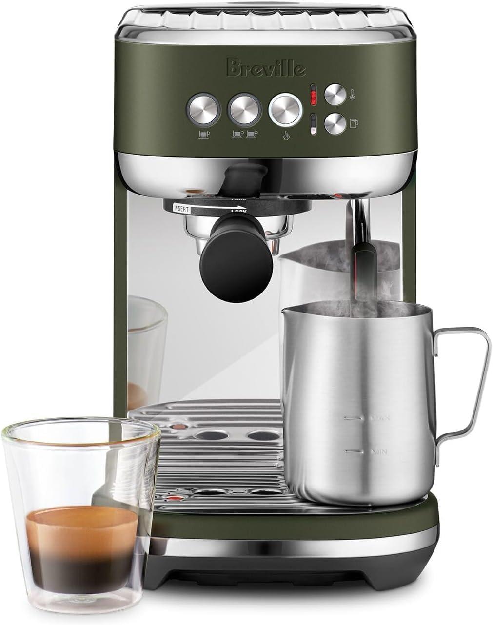 Breville ® Bambino ® Plus Espresso Machine in Olive Tapenade