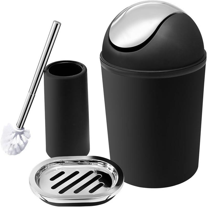 6 Pieces Bathroom Accessories Sets, Bathroom Set Ensemble Bathroom Toothbrush Holder Set