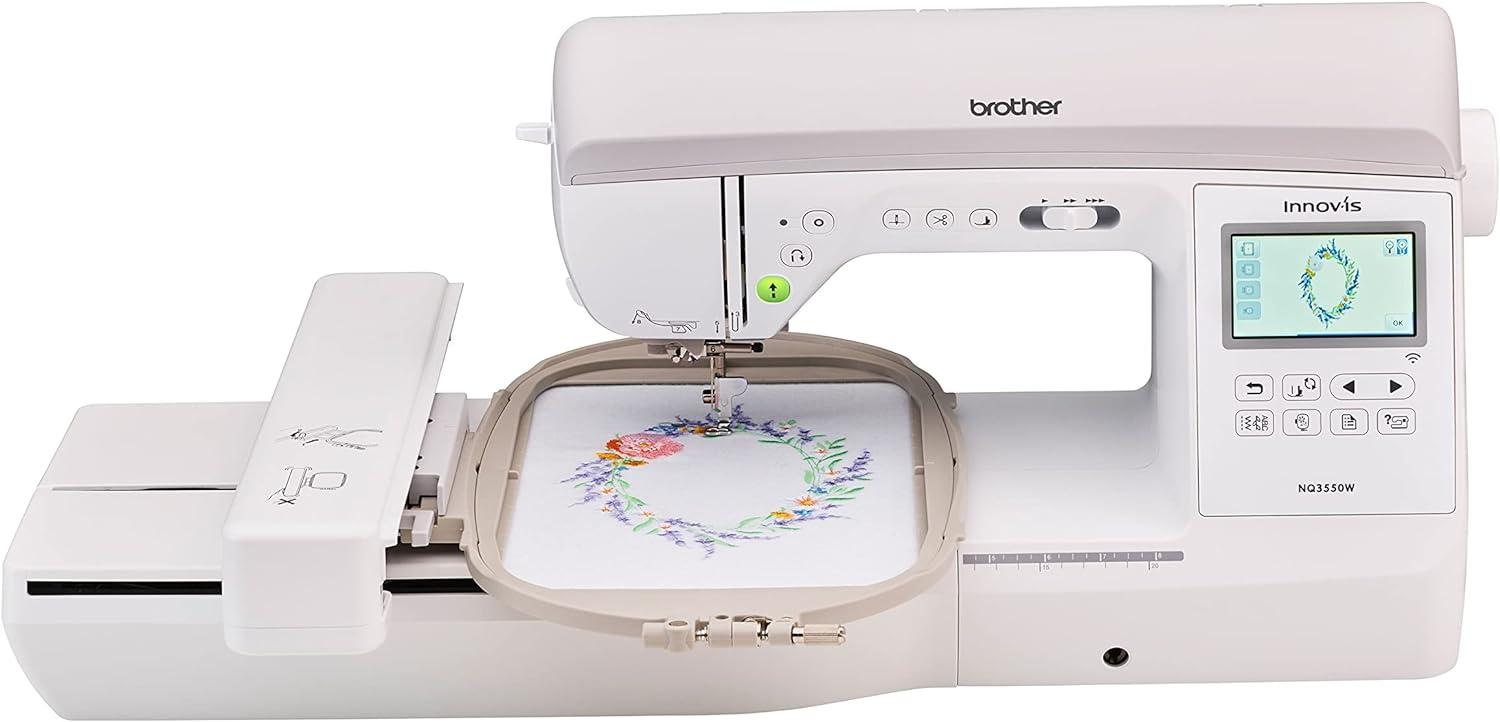 Brother NQ3550W 10" x 6" Computerized Sewing and Embroidery Machine