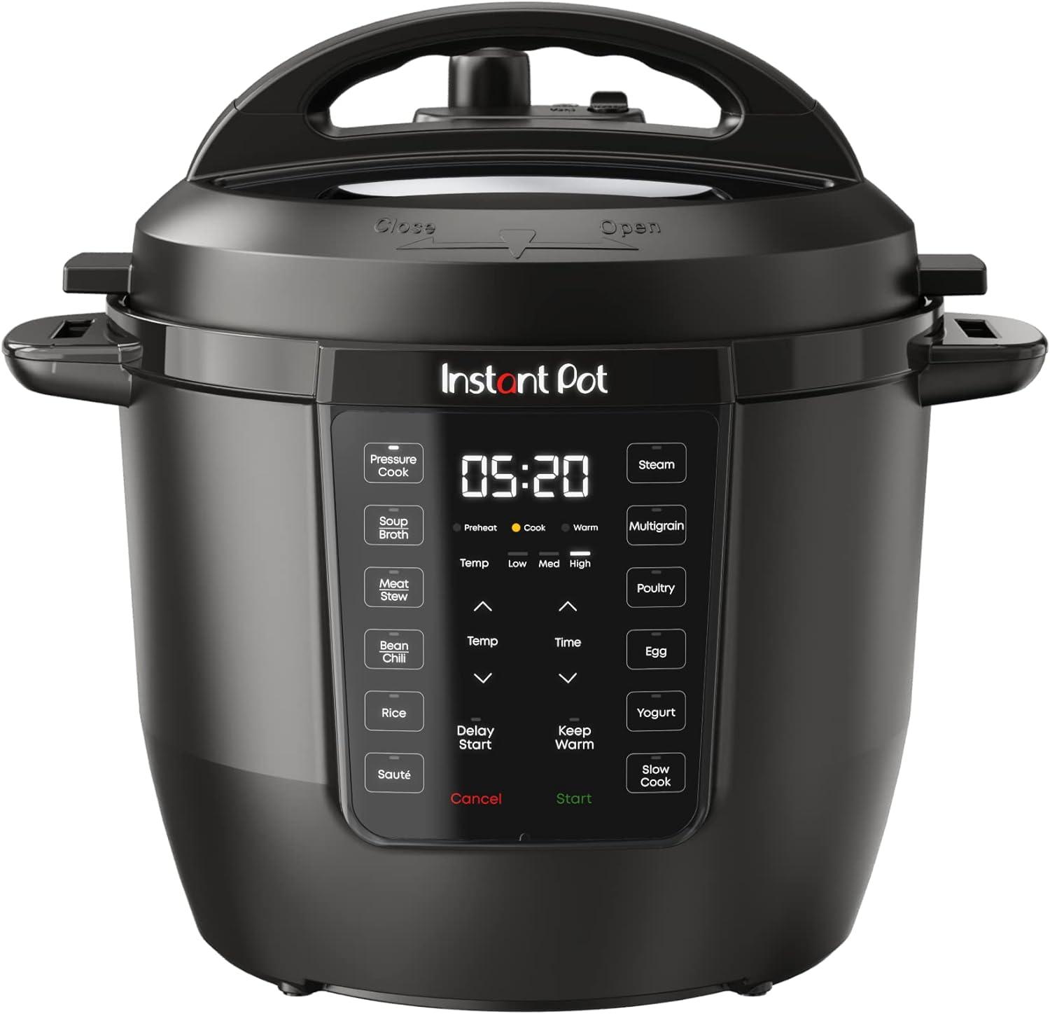 Instant Pot RIO 6qt 7-in-1 Electric Pressure Cooker & Multi-Cooker: Instapot, Slow & Rice Cooker, Stainless Steel