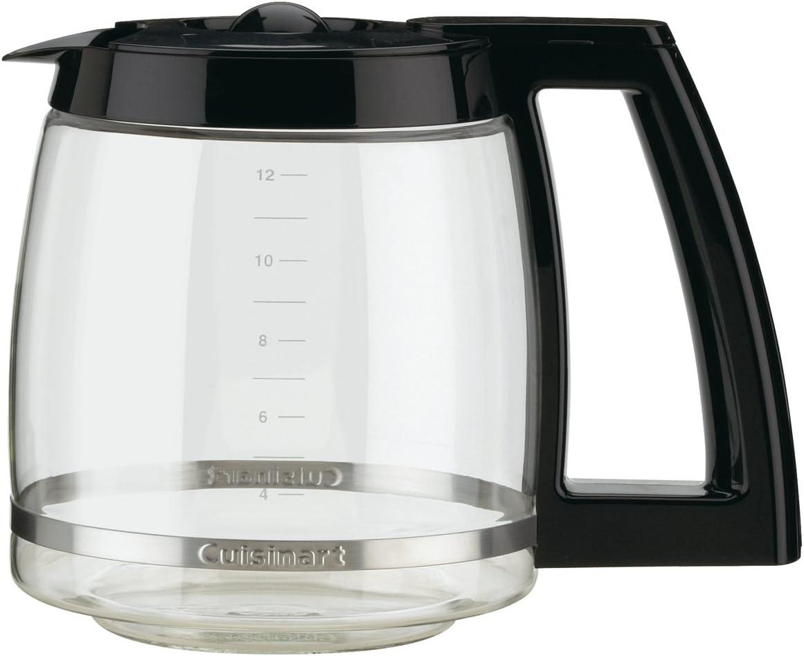 Cuisinart DCC-1200PRC 12-Cup Replacement Glass Carafe, Black