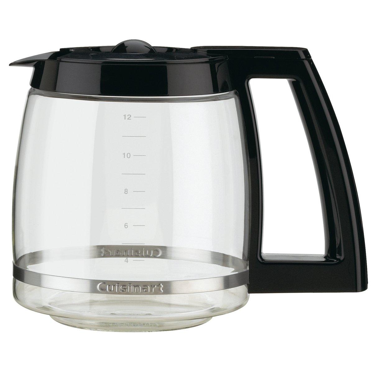 Cuisinart DCC-1200PRC 12-Cup Replacement Glass Carafe, Black