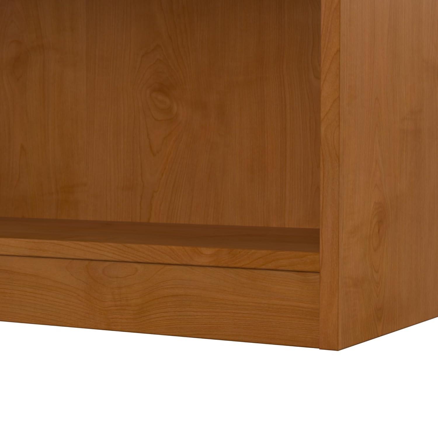 Universal Small 2 Shelf Bookcase in Natural Cherry - Engineered Wood
