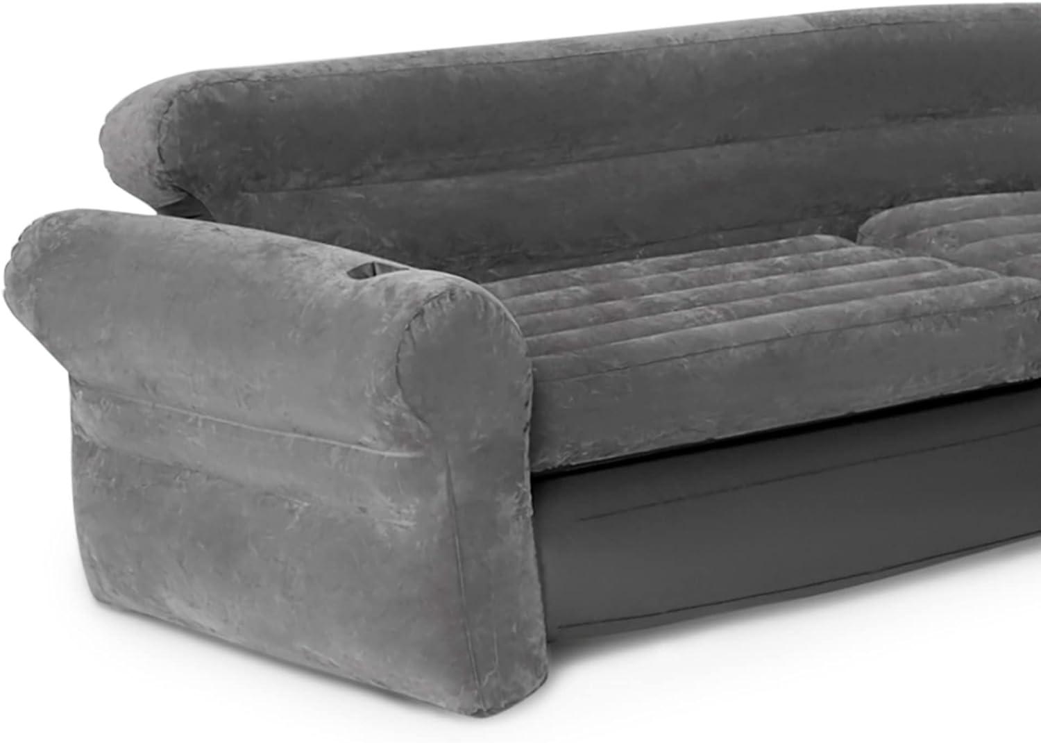 Intex 101" Wide Right Hand Facing Corner Inflatable Sectional Sofa