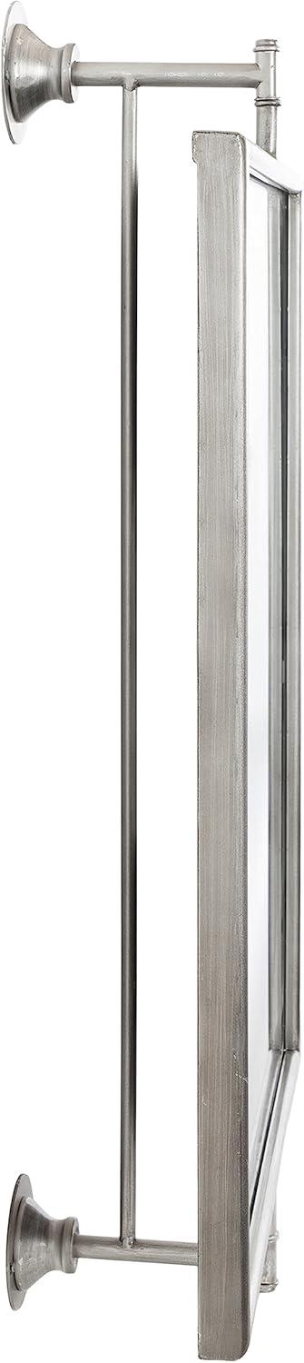 20"x31" Darbridge Rectangle Pivot Mirror Silver - Kate & Laurel All Things Decor