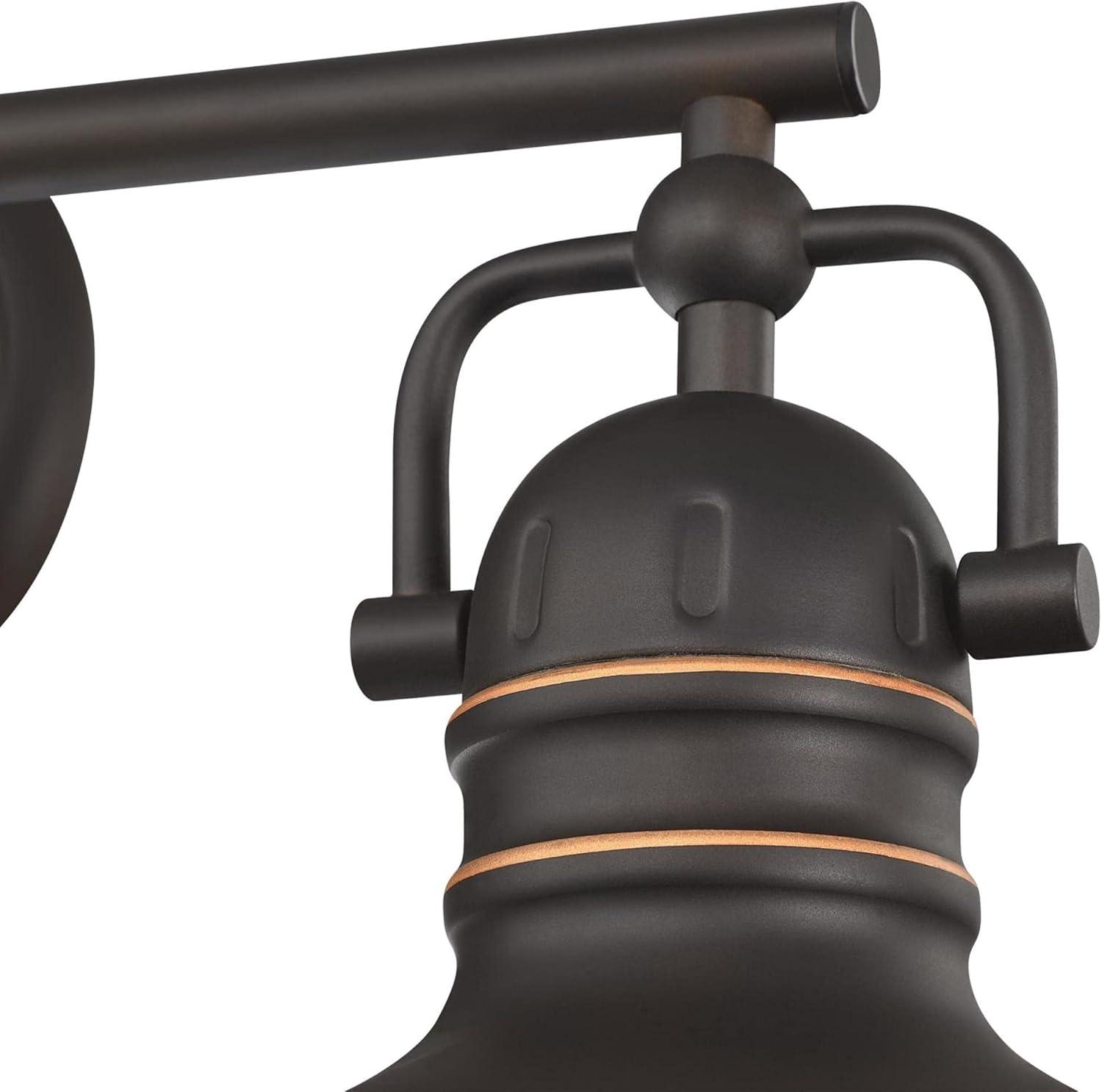 Westinghouse Lighting 6116200 Boswell Three-Light Indoor Wall Fixture, Oil-Rubbed Bronze