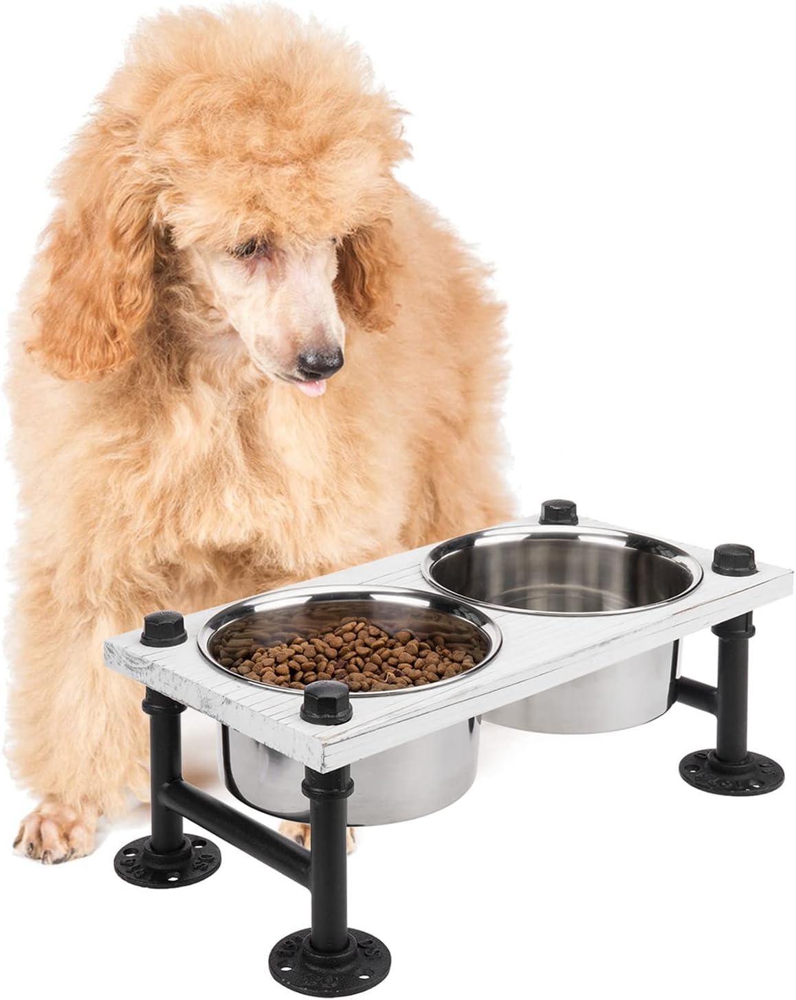 Elevated Pet Dog Bowls Feeder