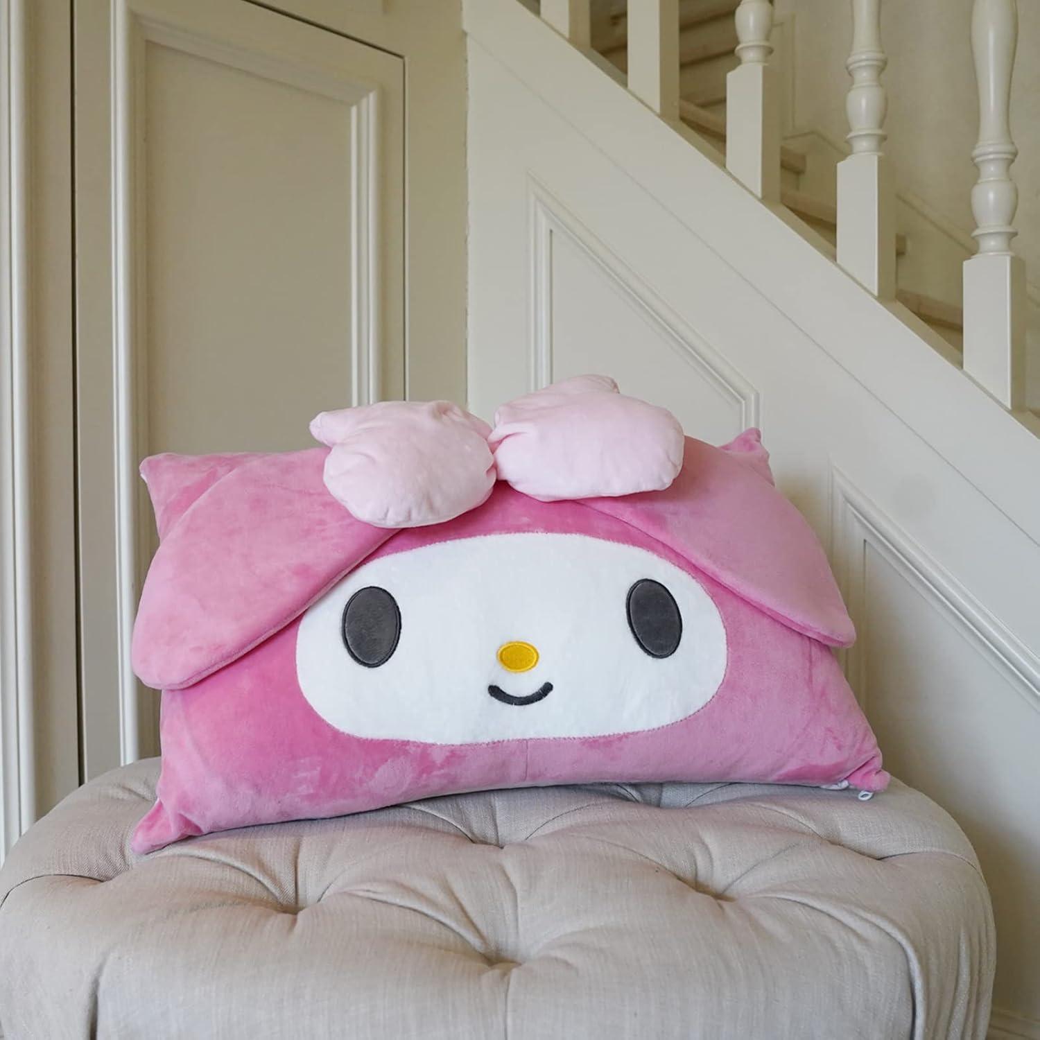 Teyeuf Kawaii Pillowcase,Cotton Pillowcases,Cute Pillow,Cute Girl Plush Pillow Slips,for Dormitory Decorative Bedroom Livingroom, 62×42CM